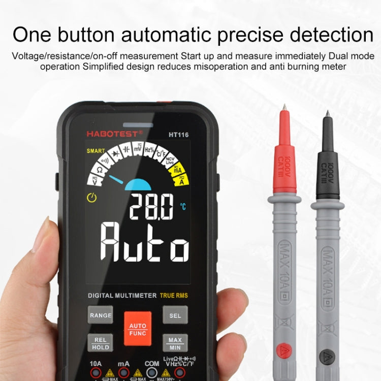Multimetro digitale HABOTEST HT116 con grande schermo