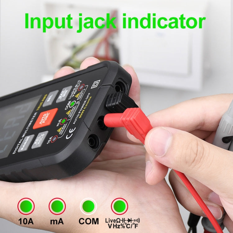 HABOTEST HT116 Large Screen Intelligent Automatic Digital Multimeter, HT116