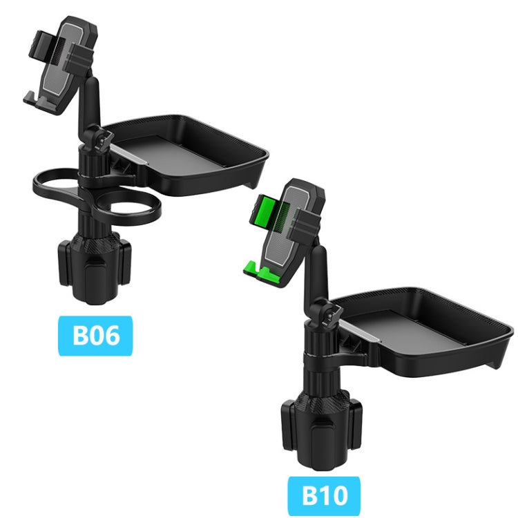 Car Drink Water Cup Portacellulare Piatto girevole a 360 gradi, B06 (Grey), B06 (Green), B10 (Grey), B10 (Green)