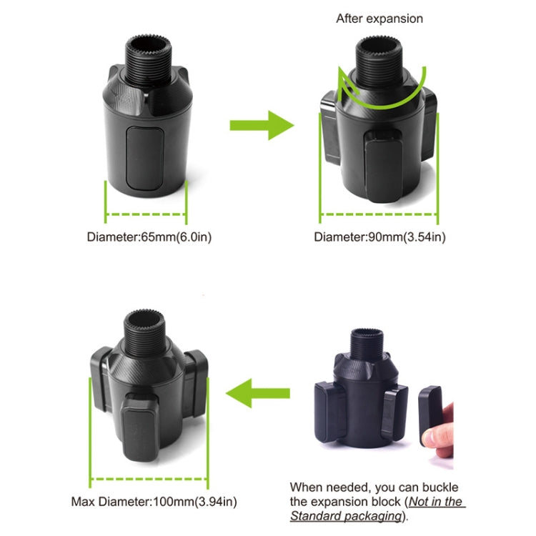 Car Drink Water Cup Portacellulare Piatto girevole a 360 gradi, B06 (Grey), B06 (Green), B10 (Grey), B10 (Green)