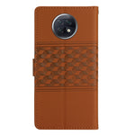 Custodia per telefono in pelle con effetto pelle goffrata a diamante con cordino, For Xiaomi Redmi Note 9 5G / Note 9T, For Xiaomi Redmi 9A, For Xiaomi Redmi 9C, For Xiaomi Redmi 10