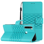 Custodia per telefono in pelle con effetto pelle goffrata a diamante con cordino, For Xiaomi Redmi Note 8T, For Xiaomi Redmi Note 10 / Note 10S, For Xiaomi Redmi Note 10 5G, For Xiaomi Redmi Note 10 Pro / 10 Pro Max