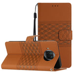 Custodia per telefono in pelle con effetto pelle goffrata a diamante con cordino, For Xiaomi Redmi Note 11 Pro Global, For Xiaomi Redmi Note 11 / Note 11s, For Xiaomi Mi 10T Lite, For Xiaomi Mi 10T / 10T Pro