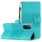 Custodia per telefono in pelle con effetto pelle goffrata a diamante con cordino, For Xiaomi Redmi Note 11 Pro Global, For Xiaomi Redmi Note 11 / Note 11s, For Xiaomi Mi 10T Lite, For Xiaomi Mi 10T / 10T Pro