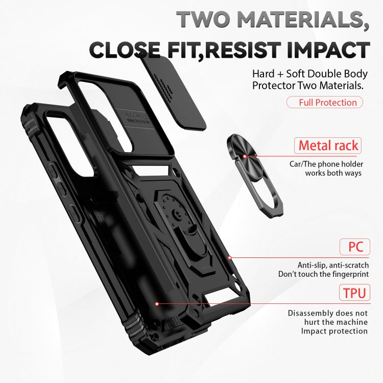 Custodia per telefono con supporto per camshield scorrevole, For Samsung Galaxy A54 5G