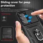 Custodia per telefono con supporto per camshield scorrevole, For Samsung Galaxy A54 5G