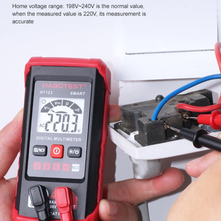 Multimetro digitale HABOTEST HT123 mini 600V CAT II