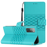 Custodia per telefono in pelle con effetto pelle goffrata a diamante con cordino, For Samsung Galaxy S10+, For Samsung Galaxy S10E, For Samsung Galaxy S20, For Samsung Galaxy S20 FE