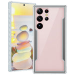 Custodia per cellulare Defender in metallo trasparente per PC in TPU morbido, For Samsung Galaxy S23 5G, For Samsung Galaxy S23+ 5G, For Samsung Galaxy S23 Ultra 5G