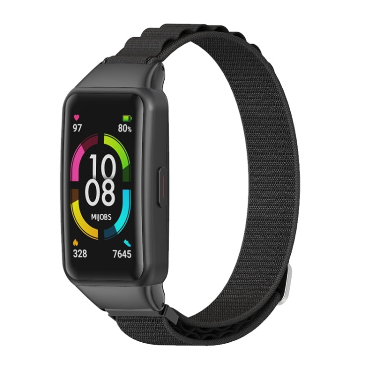 Cinturino in nylon traspirante MIJOBS, For Huawei Band 6 / Honor Band 6, For Huawei Band 7 / 7 NFC