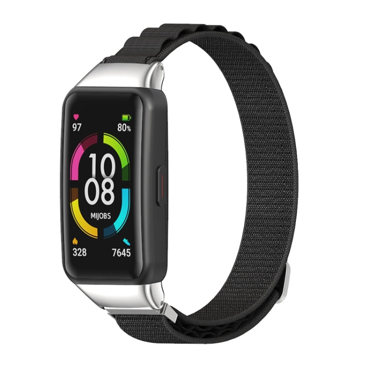 Cinturino in nylon traspirante MIJOBS, For Huawei Band 6 / Honor Band 6, For Huawei Band 7 / 7 NFC