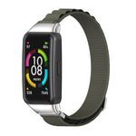 Cinturino in nylon traspirante MIJOBS, For Huawei Band 6 / Honor Band 6, For Huawei Band 7 / 7 NFC