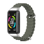 Cinturino per orologio MIJOBS CS Marine in silicone traspirante, For Huawei Band 6 / Honor Band 6, For Huawei Band 7 / 7 NFC