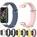 Cinturino per orologio MIJOBS CS Marine in silicone traspirante, For Huawei Band 6 / Honor Band 6, For Huawei Band 7 / 7 NFC
