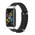 Cinturino per orologio MIJOBS CS Marine in silicone traspirante, For Huawei Band 6 / Honor Band 6, For Huawei Band 7 / 7 NFC