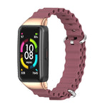 Cinturino per orologio MIJOBS CS Marine in silicone traspirante, For Huawei Band 6 / Honor Band 6, For Huawei Band 7 / 7 NFC