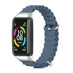 Cinturino per orologio MIJOBS CS Marine in silicone traspirante, For Huawei Band 6 / Honor Band 6, For Huawei Band 7 / 7 NFC