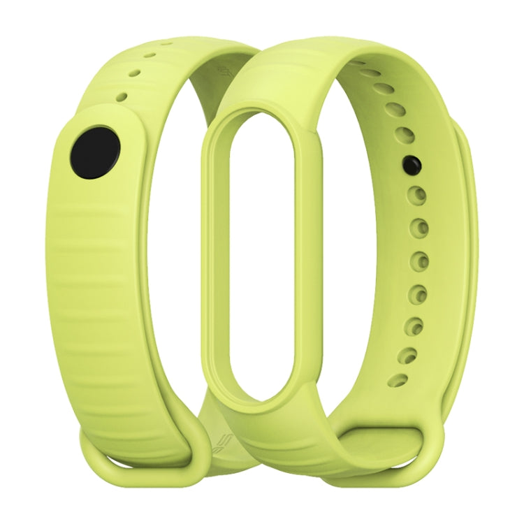 MIJOBS Cinturino per orologio in TPU con trama ondulata, For Xiaomi Mi Band 7 / 6 / 5