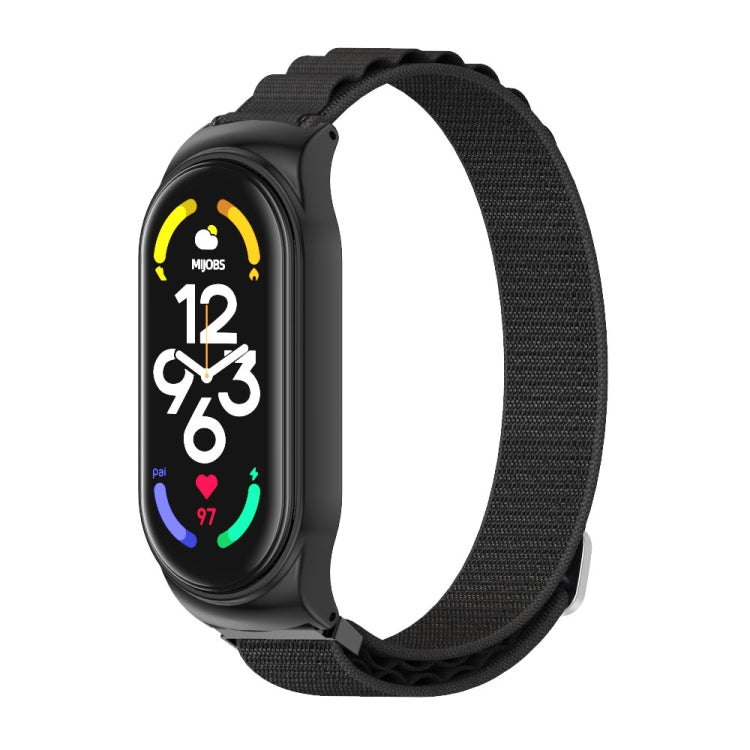 Cinturino per orologio MIJOBS CS in nylon traspirante, For Xiaomi Mi Band 6 / 5 / 4 / 3, For Xiaomi Mi Band 7 / 7 NFC