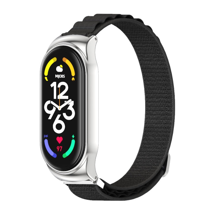 Cinturino per orologio MIJOBS CS in nylon traspirante, For Xiaomi Mi Band 6 / 5 / 4 / 3, For Xiaomi Mi Band 7 / 7 NFC