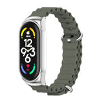 Cinturino per orologio MIJOBS CS Marine in silicone traspirante, For Xiaomi Mi Band 6 / 5, For Xiaomi Mi Band 7 / 7 NFC