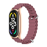 Cinturino per orologio traspirante in silicone marino MIJOBS PLUS, For Xiaomi Mi Band 6 / 5, For Xiaomi Mi Band 7 / 7 NFC