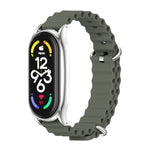 Cinturino per orologio traspirante in silicone marino MIJOBS PLUS, For Xiaomi Mi Band 6 / 5, For Xiaomi Mi Band 7 / 7 NFC