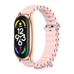 Cinturino per orologio traspirante in silicone marino MIJOBS PLUS, For Xiaomi Mi Band 6 / 5, For Xiaomi Mi Band 7 / 7 NFC