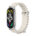 Cinturino per orologio traspirante in silicone marino MIJOBS PLUS, For Xiaomi Mi Band 6 / 5, For Xiaomi Mi Band 7 / 7 NFC