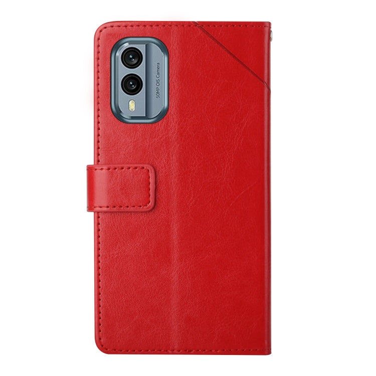 HT01 Cassa del telefono di cuoio di vibrazione del modello a forma di Y, For Nokia X30, For OPPO Reno9 / Reno9 Pro, For OPPO Reno9 Pro+, For Xiaomi 13