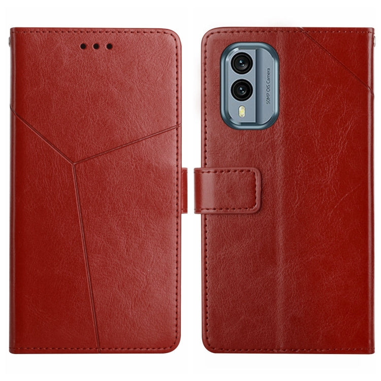HT01 Cassa del telefono di cuoio di vibrazione del modello a forma di Y, For Nokia X30, For OPPO Reno9 / Reno9 Pro, For OPPO Reno9 Pro+, For Xiaomi 13