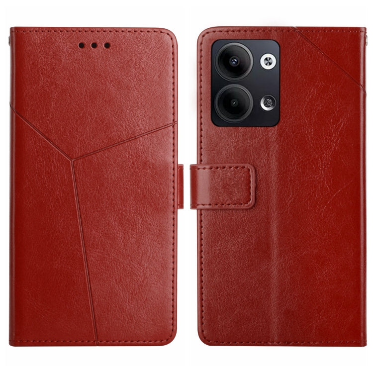 HT01 Cassa del telefono di cuoio di vibrazione del modello a forma di Y, For Nokia X30, For OPPO Reno9 / Reno9 Pro, For OPPO Reno9 Pro+, For Xiaomi 13