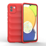 Magic Shield TPU + custodia per telefono in flanella, For Samsung Galaxy A03 Global, For Samsung Galaxy A04e 4G