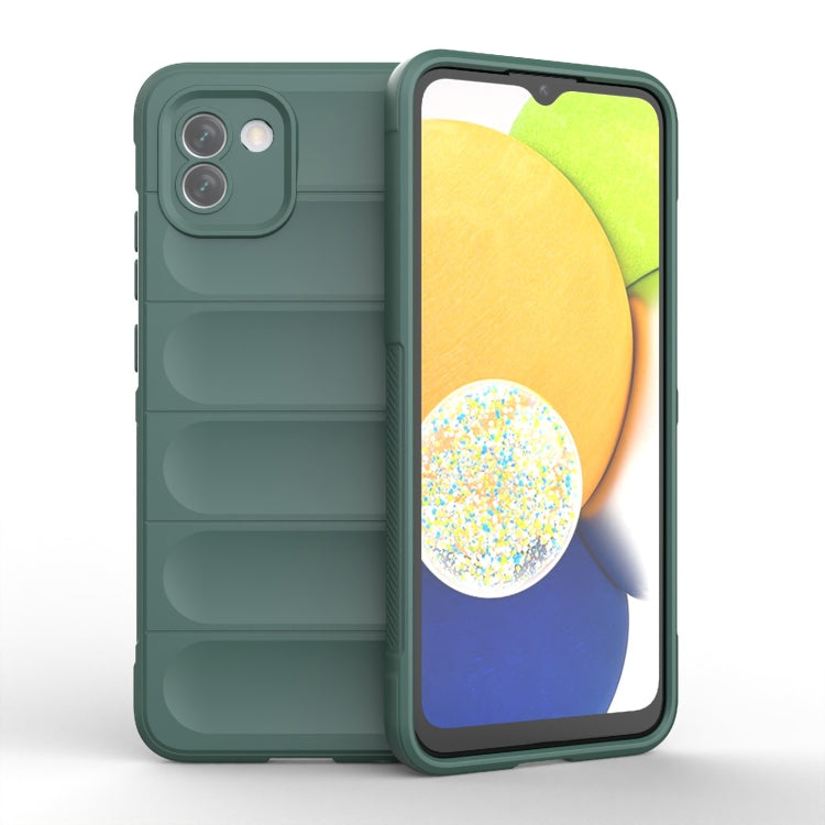 Magic Shield TPU + custodia per telefono in flanella, For Samsung Galaxy A03 Global, For Samsung Galaxy A04e 4G