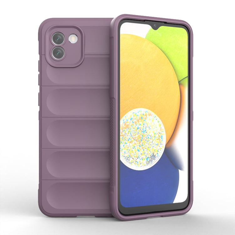 Magic Shield TPU + custodia per telefono in flanella, For Samsung Galaxy A03 Global, For Samsung Galaxy A04e 4G