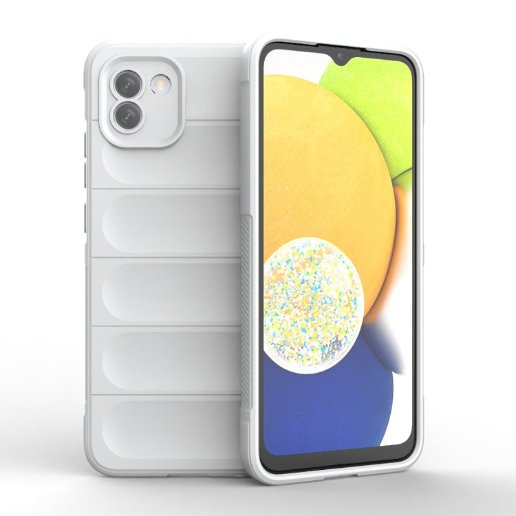 Magic Shield TPU + custodia per telefono in flanella, For Samsung Galaxy A03 Global, For Samsung Galaxy A04e 4G