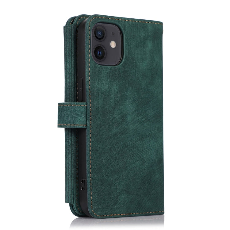 Custodia per cellulare in pelle con cerniera per portafoglio da 9 carte da sogno, For iPhone 12, For iPhone 12 Pro, For iPhone 12 Pro Max, For iPhone 11