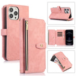 Custodia per cellulare in pelle con cerniera per portafoglio da 9 carte da sogno, For iPhone 12, For iPhone 12 Pro, For iPhone 12 Pro Max, For iPhone 11