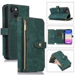 Custodia per cellulare in pelle con cerniera per portafoglio da 9 carte da sogno, For iPhone 12, For iPhone 12 Pro, For iPhone 12 Pro Max, For iPhone 11