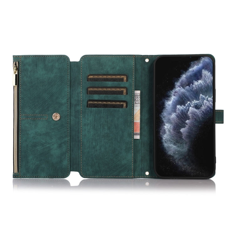 Custodia per cellulare in pelle con cerniera per portafoglio da 9 carte da sogno, For iPhone 11 Pro, For iPhone 11 Pro Max, For iPhone X / XS, For iPhone XR