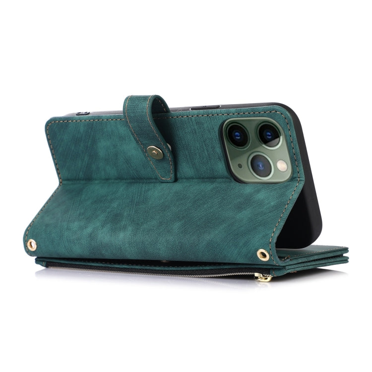 Custodia per cellulare in pelle con cerniera per portafoglio da 9 carte da sogno, For iPhone 11 Pro, For iPhone 11 Pro Max, For iPhone X / XS, For iPhone XR