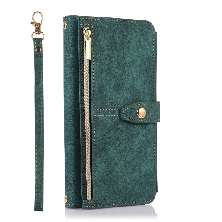 Custodia per cellulare in pelle con cerniera per portafoglio da 9 carte da sogno, For iPhone XS Max, For iPhone SE 2022 / 2020 / 7 / 8, For iPhone 7 Plus / 8 Plus