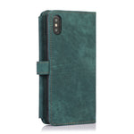Custodia per cellulare in pelle con cerniera per portafoglio da 9 carte da sogno, For iPhone XS Max, For iPhone SE 2022 / 2020 / 7 / 8, For iPhone 7 Plus / 8 Plus
