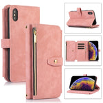 Custodia per cellulare in pelle con cerniera per portafoglio da 9 carte da sogno, For iPhone XS Max, For iPhone SE 2022 / 2020 / 7 / 8, For iPhone 7 Plus / 8 Plus