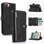 Custodia per cellulare in pelle con cerniera per portafoglio da 9 carte da sogno, For iPhone XS Max, For iPhone SE 2022 / 2020 / 7 / 8, For iPhone 7 Plus / 8 Plus