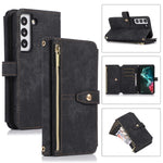 Custodia per cellulare in pelle con cerniera per portafoglio da 9 carte da sogno, For Samsung Galaxy S22+ 5G, For Samsung Galaxy S22 Ultra 5G, For Samsung Galaxy S21 5G, For Samsung Galaxy S21+ 5G