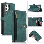 Custodia per cellulare in pelle con cerniera per portafoglio da 9 carte da sogno, For Samsung Galaxy S22+ 5G, For Samsung Galaxy S22 Ultra 5G, For Samsung Galaxy S21 5G, For Samsung Galaxy S21+ 5G
