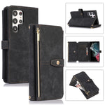 Custodia per cellulare in pelle con cerniera per portafoglio da 9 carte da sogno, For Samsung Galaxy S22+ 5G, For Samsung Galaxy S22 Ultra 5G, For Samsung Galaxy S21 5G, For Samsung Galaxy S21+ 5G