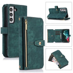 Custodia per cellulare in pelle con cerniera per portafoglio da 9 carte da sogno, For Samsung Galaxy S22+ 5G, For Samsung Galaxy S22 Ultra 5G, For Samsung Galaxy S21 5G, For Samsung Galaxy S21+ 5G