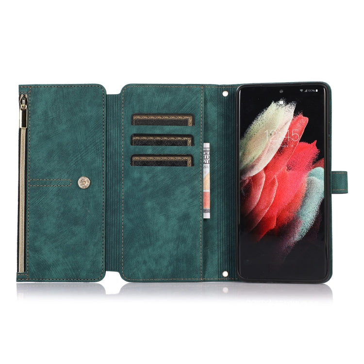 Custodia per cellulare in pelle con cerniera per portafoglio da 9 carte da sogno, For Samsung Galaxy S21 Ultra 5G, For Samsung Galaxy S20, For Samsung Galaxy S20+, For Samsung Galaxy S20 Ultra